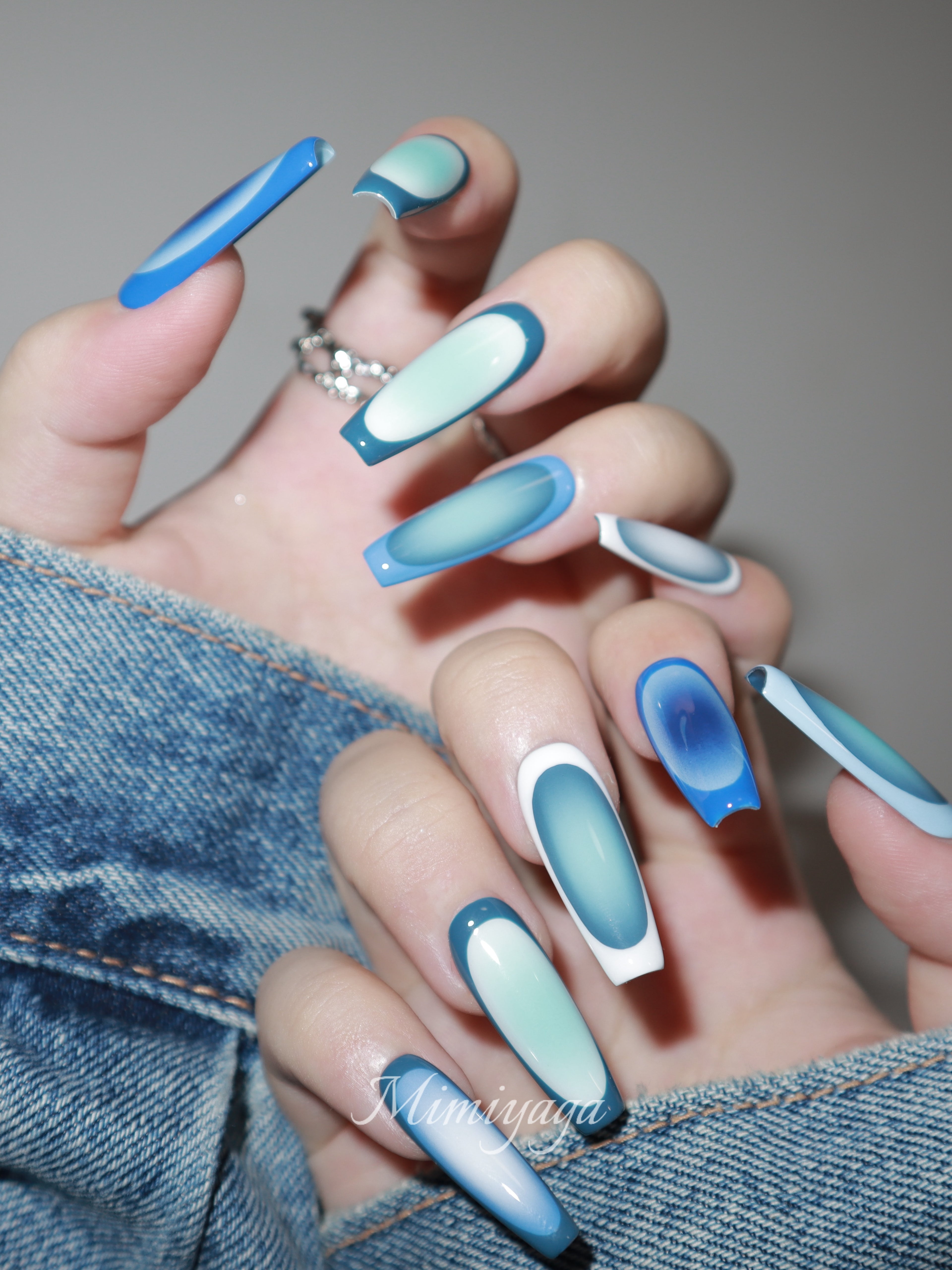 Blue Gradient Art