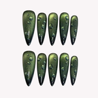 Verdant Drip Cat Eye