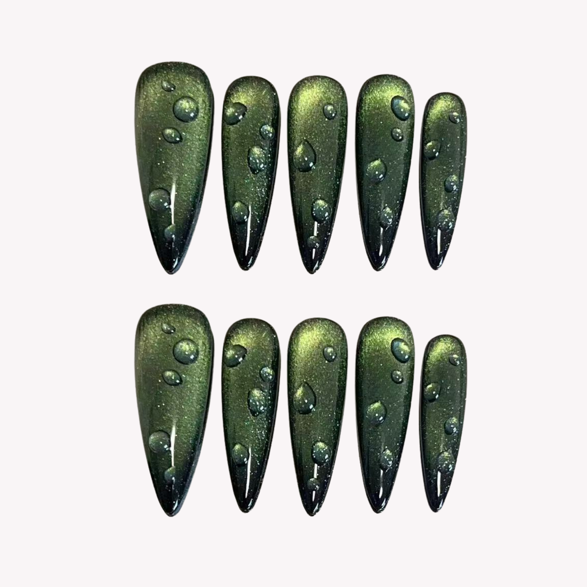 Verdant Drip Cat Eye