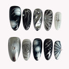 Black & White Metallic