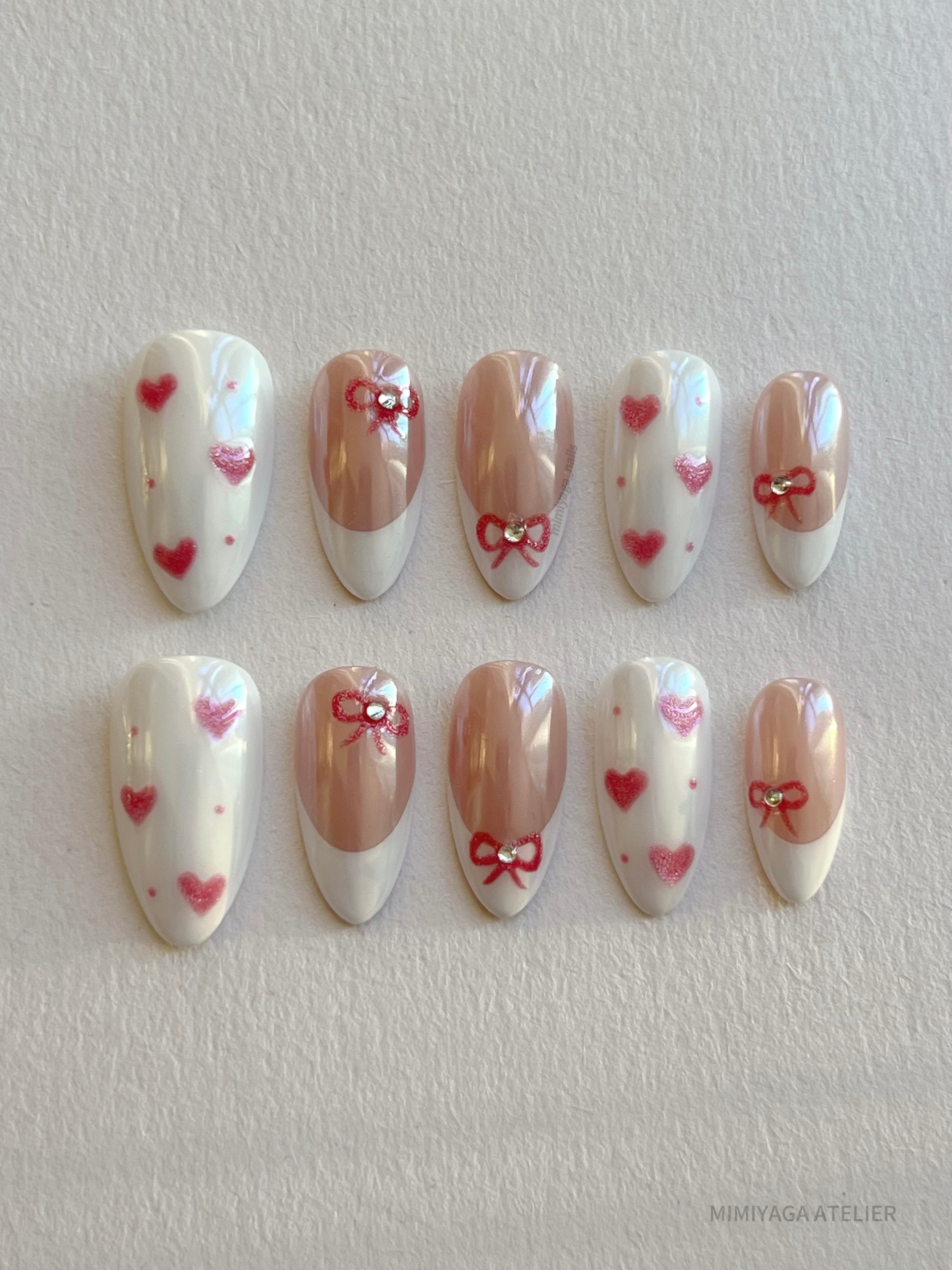 Pearl Valentine Hearts