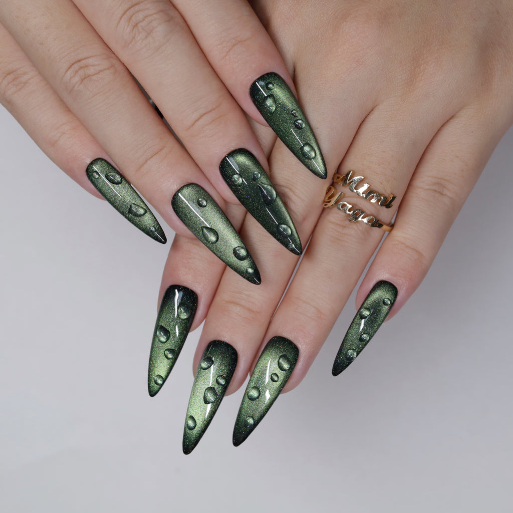 Verdant Drip Cat Eye