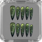 Verdant Drip Cat Eye