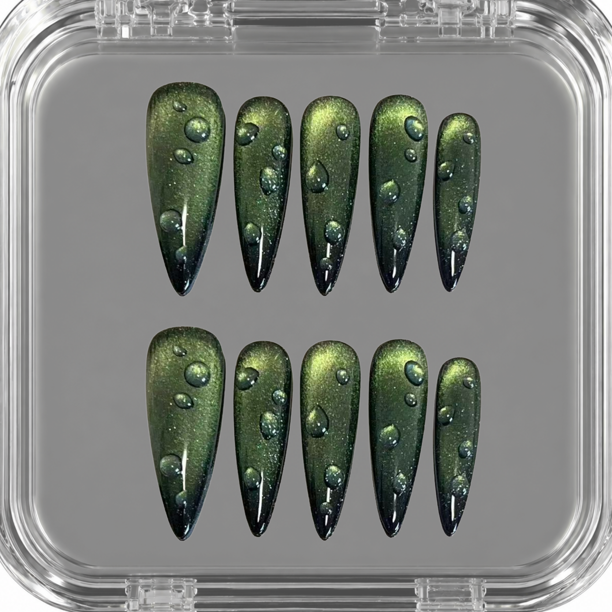 Verdant Drip Cat Eye