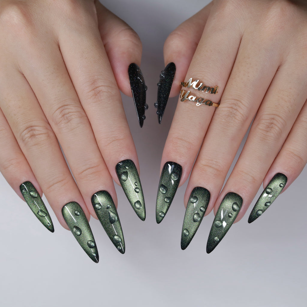 Verdant Drip Cat Eye