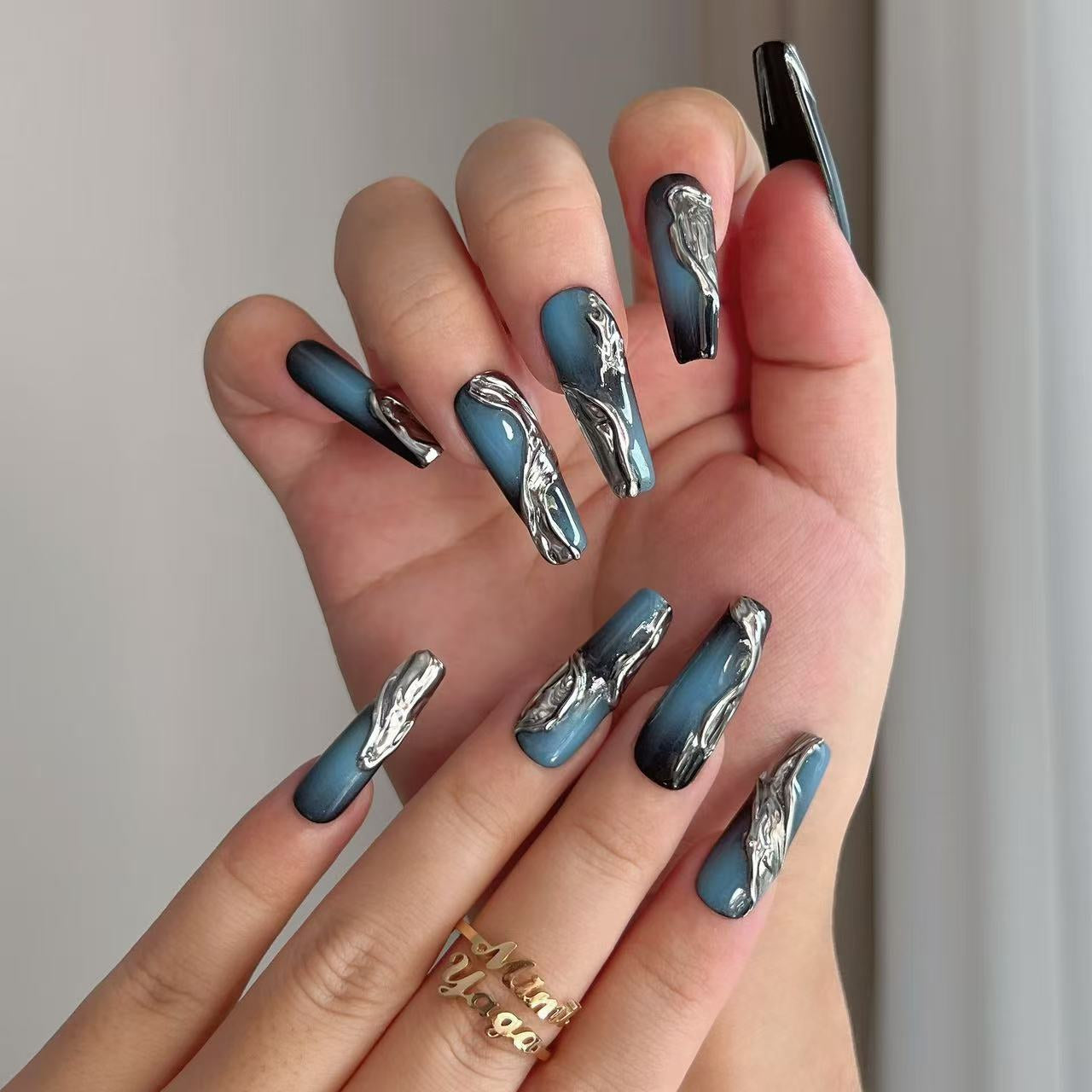 Indigo Melt Chrome