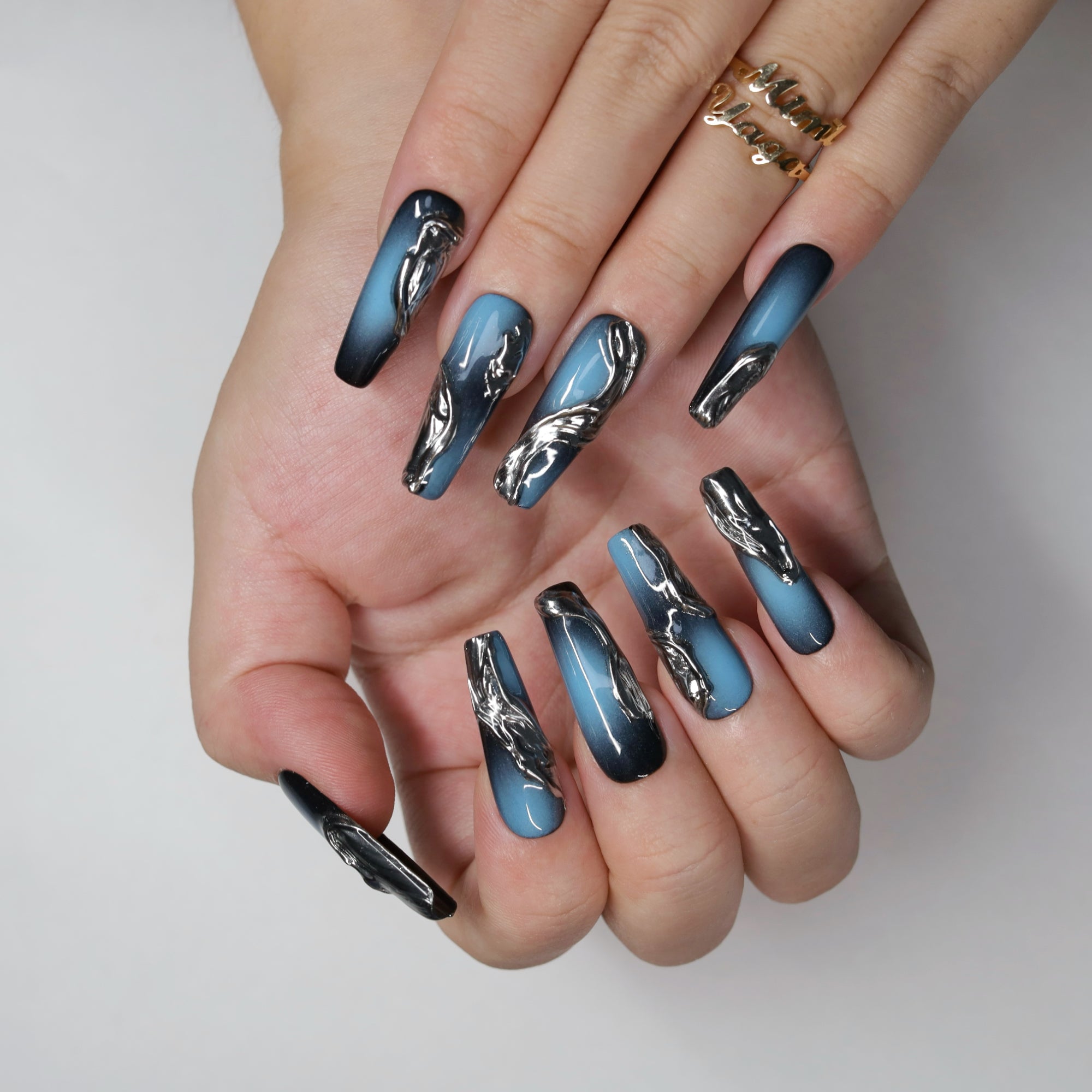 Indigo Melt Chrome