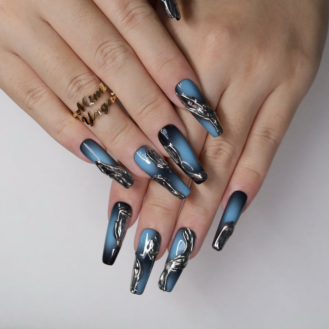 Indigo Melt Chrome